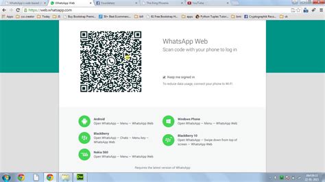 whatsapp web openen.